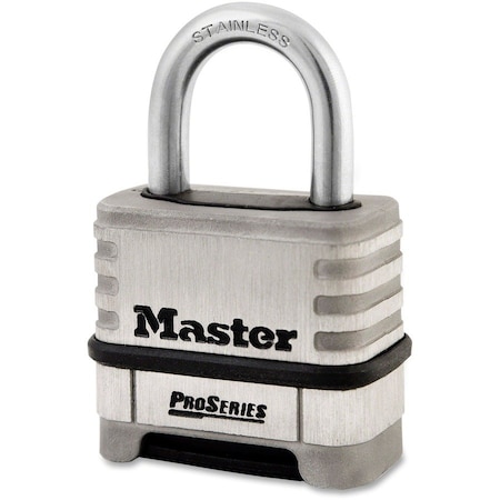 Combination Padlock, ProSeries, 5/16, Stainless Steel